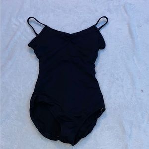 black leotard